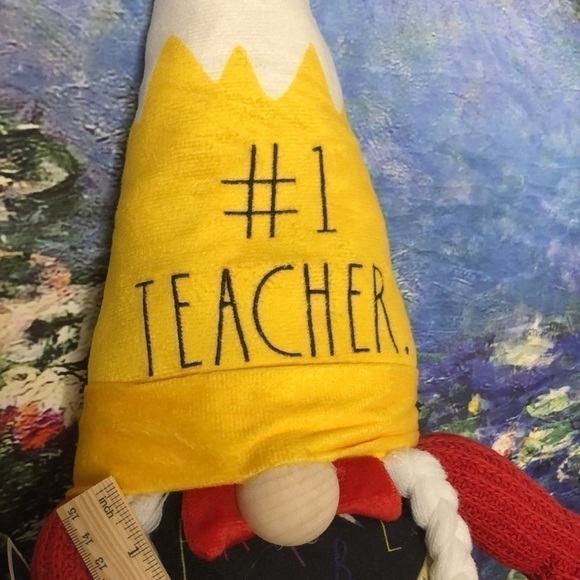 NWT RAE DUNN #1 TEACHER GNOME - Picture 5 of 8